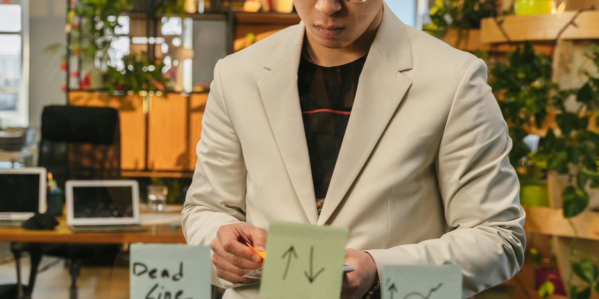 A business leader deep in thought, developing a strategic plan to enhance online visibility and growth.