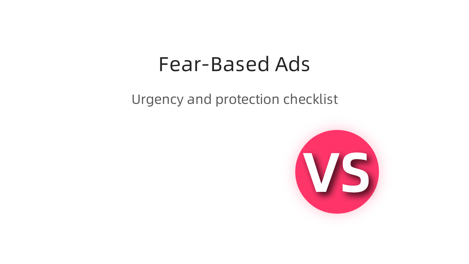 An infographic providing guidelines for effectively employing fear-based appeals in advertising.