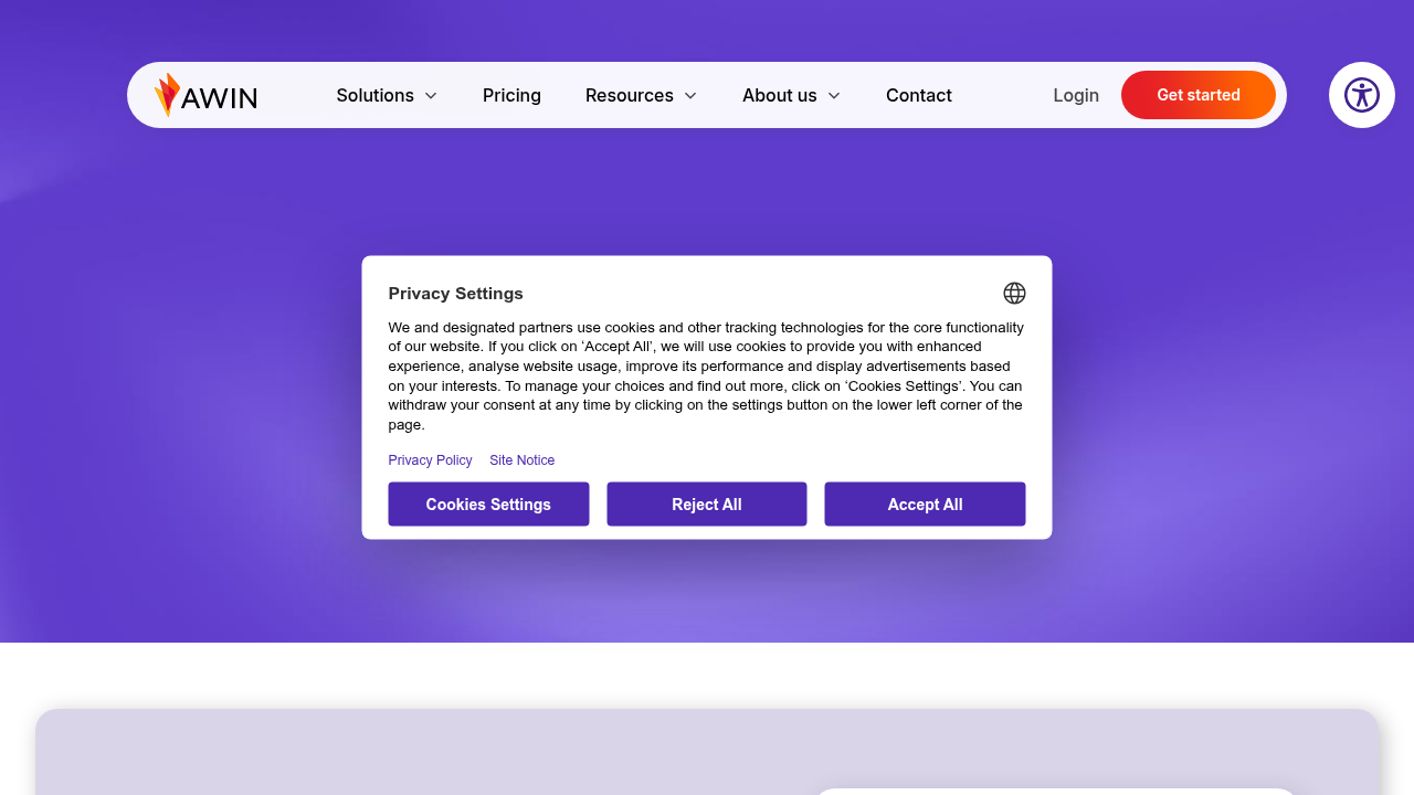 The ShareASale website, one of the major affiliate marketing networks with a broad merchant directory.