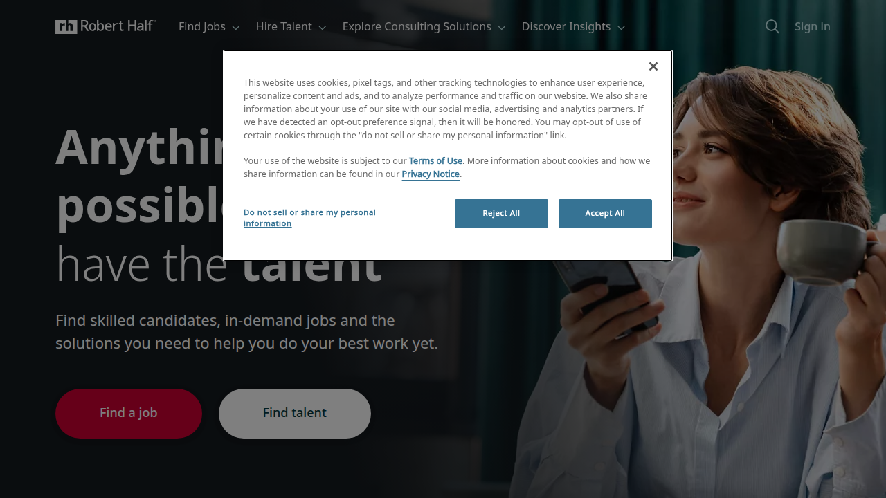 Robert Half is a leading global talent solutions firm, offering insights into the evolving job market and salary trends for creative and marketing professionals.
