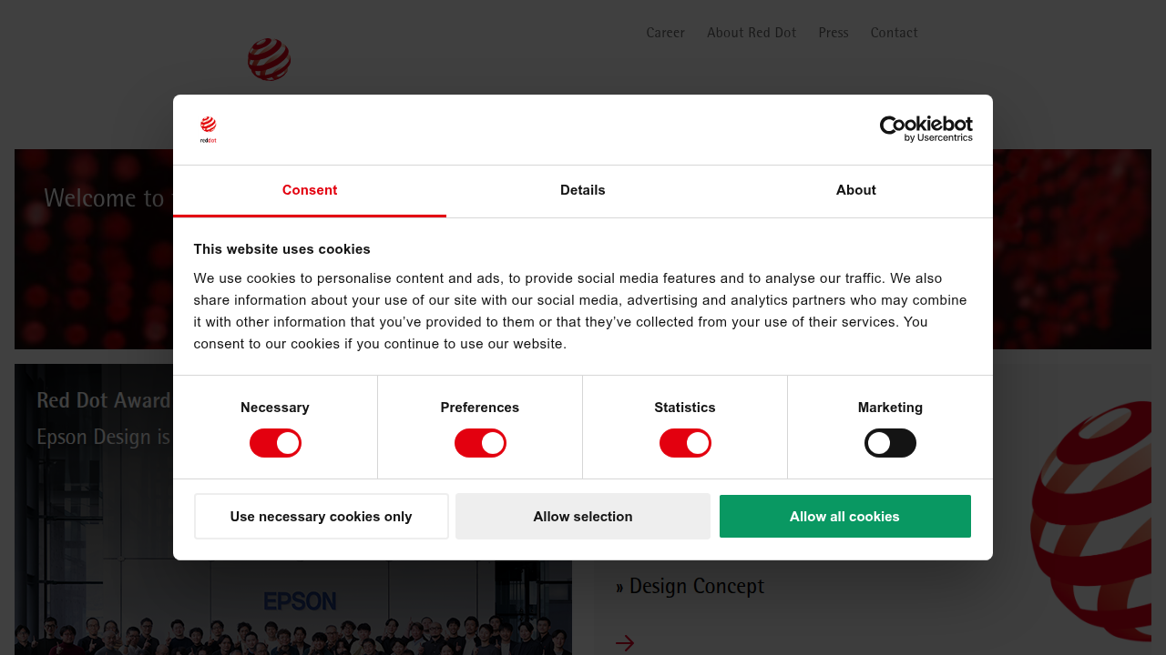 The Red Dot Design Award is an international design prize for product and brand design.