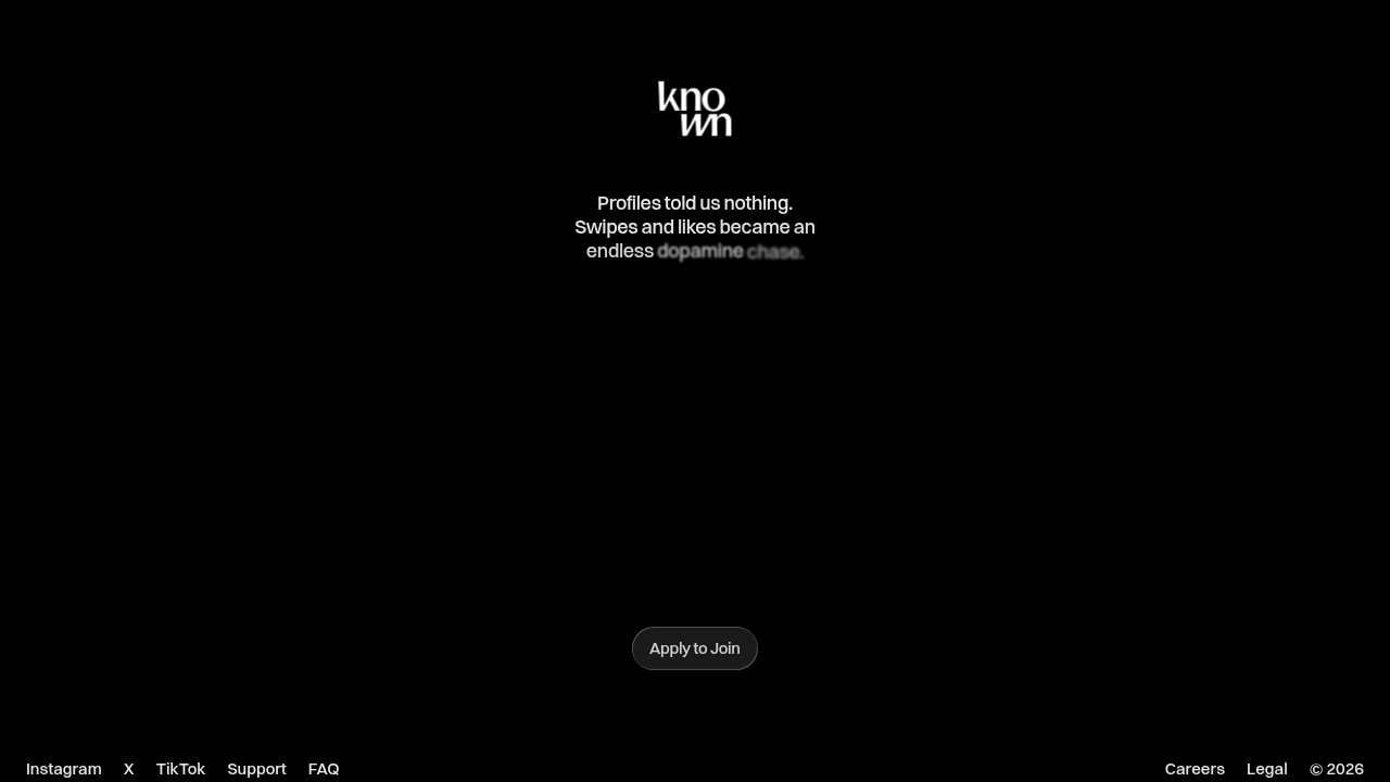Known is a performance branding agency blending data science with creative work for clients.