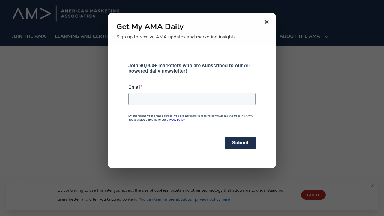 The American Marketing Association provides professional definitions and resources for marketing practices, including SEO.