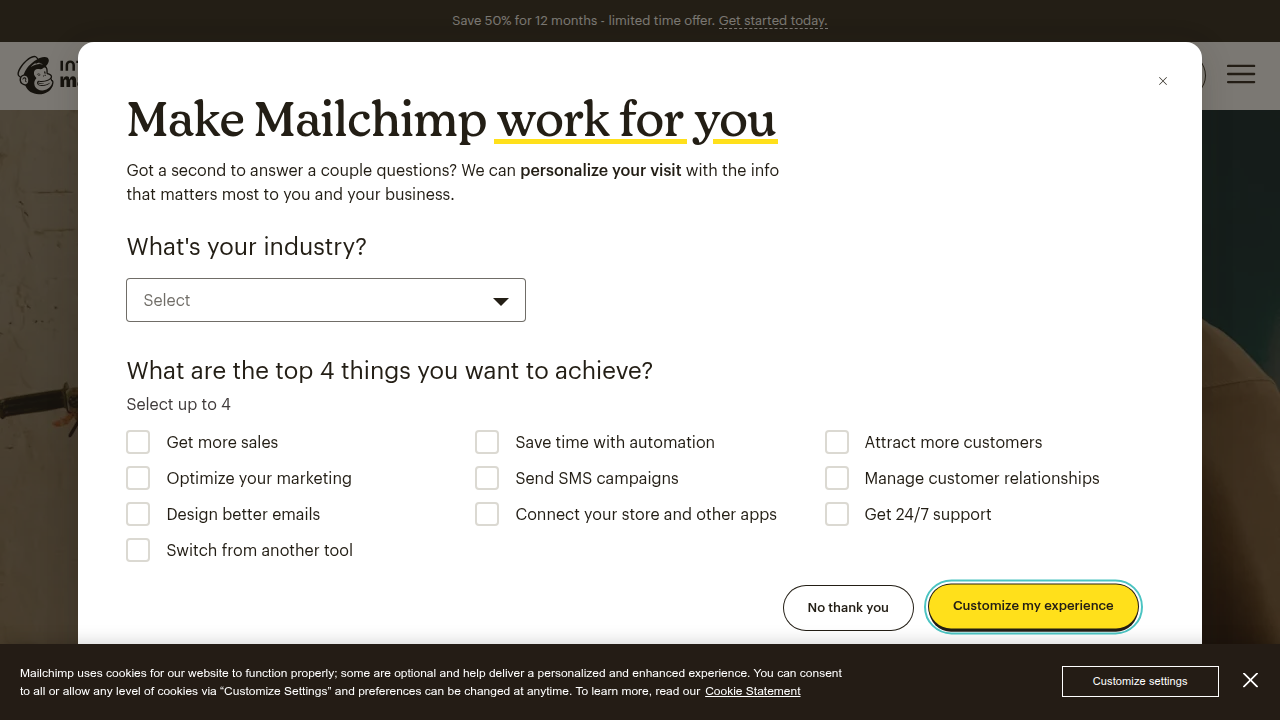 Mailchimp offers tools for email marketing, audience management, and automation, supporting first-party data strategies.
