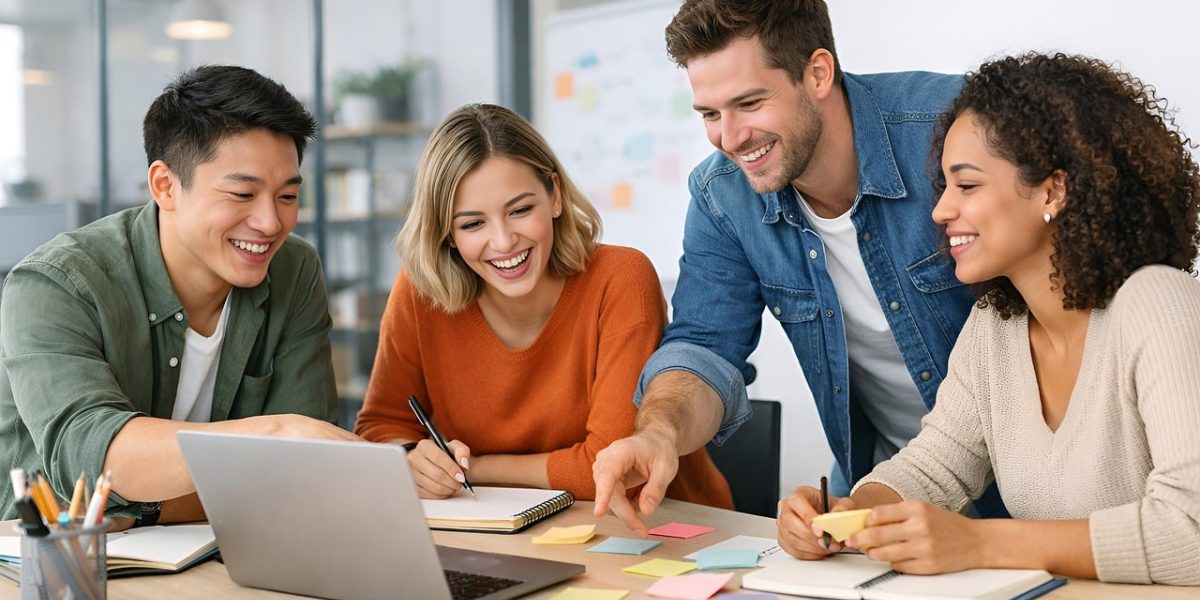 A creative professional engaged in brainstorming, highlighting the innovation needed for ad production with AI and modular workflows.