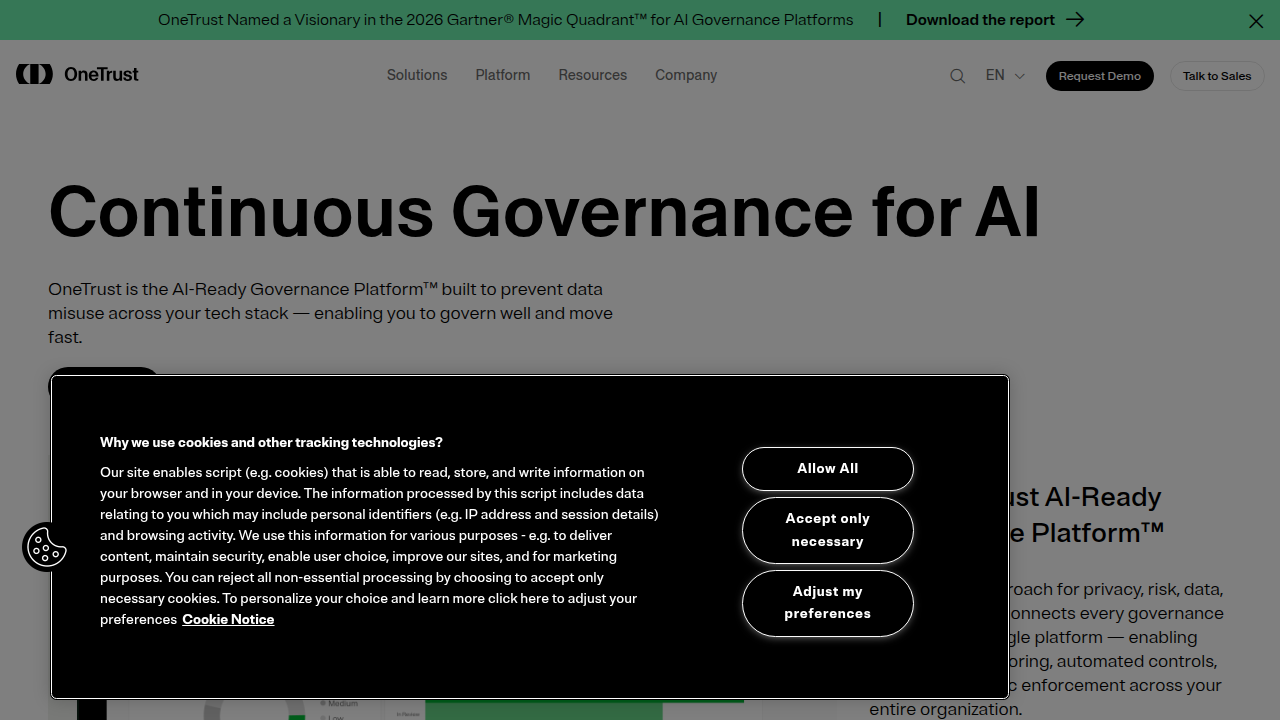 The OneTrust blog providing insights into global privacy rules relevant for marketing teams.