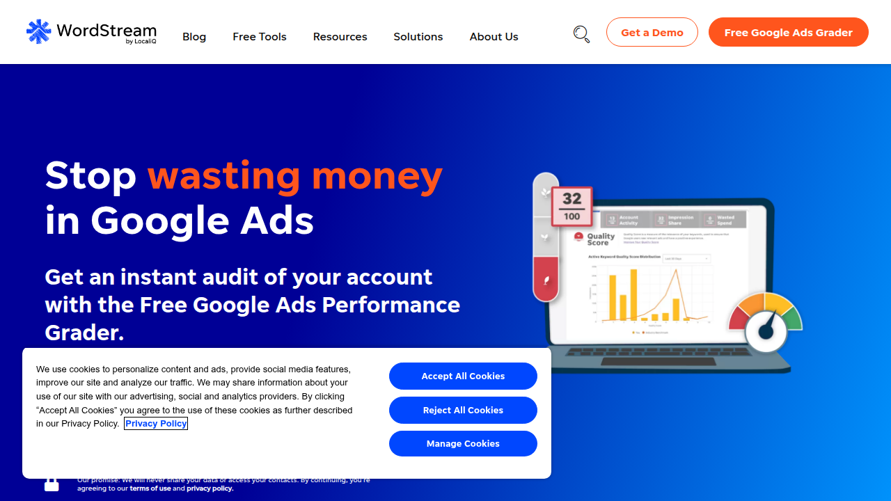 Explore WordStream's resources on advertising best practices and brand character.