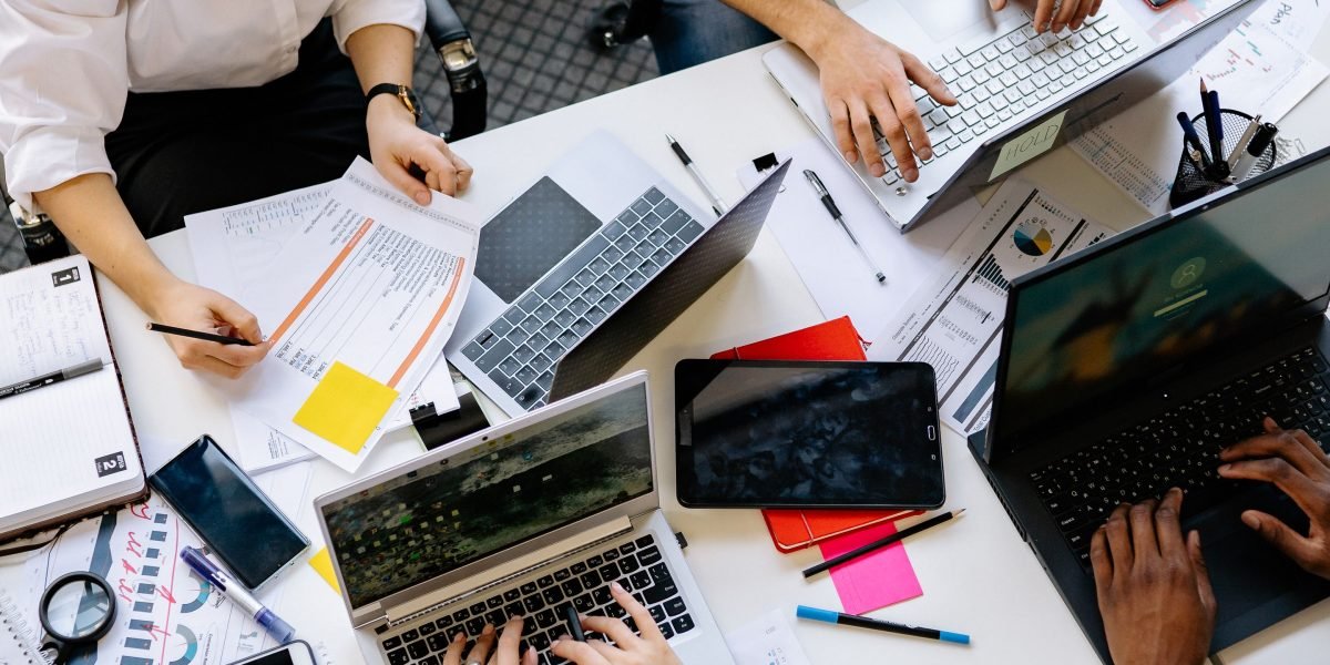 A team focused on analyzing marketing performance data to inform decisions.
